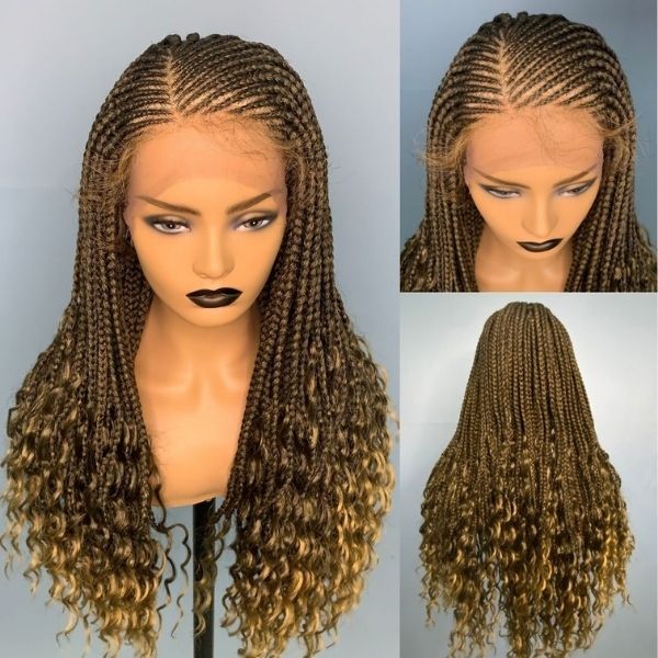 Color 1B/27 Goddess Box Braids 13x4 Lace Frontal Wig – BRAIDS QUEEN