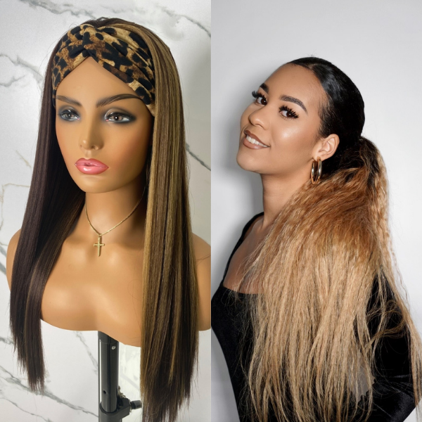 SPECIAL PACKAGE SALE | Beginner Friendly Headband Wig With Ponytails