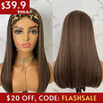 Affordable Mix Color Highlights Beginner Friendly Headband Wig