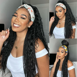 Goddess Box Braid Affordable Synthetic Headband Wig